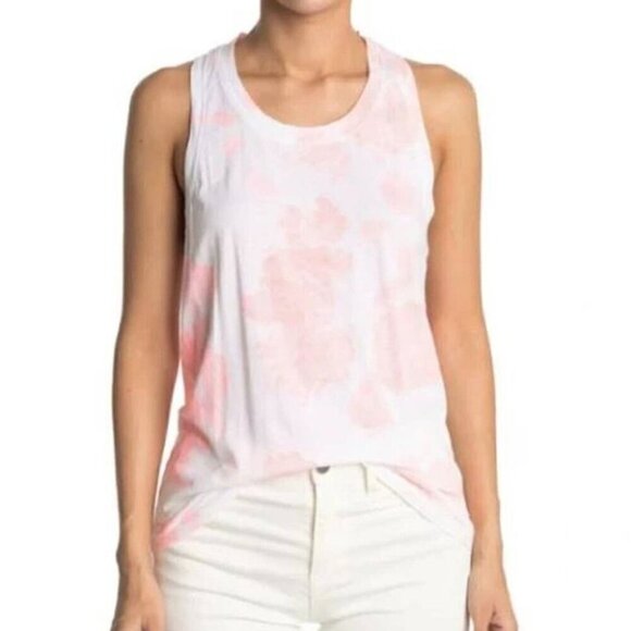 NWT Sundry Pink Tie Dye Racerback Tank Top - Size: 3(Large) - Picture 1 of 6